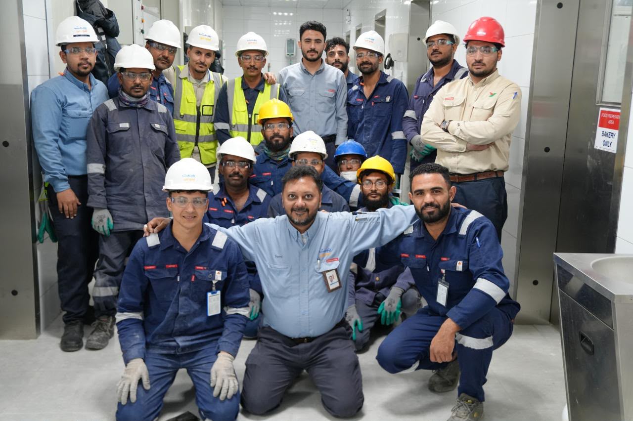 United-3 site team at work