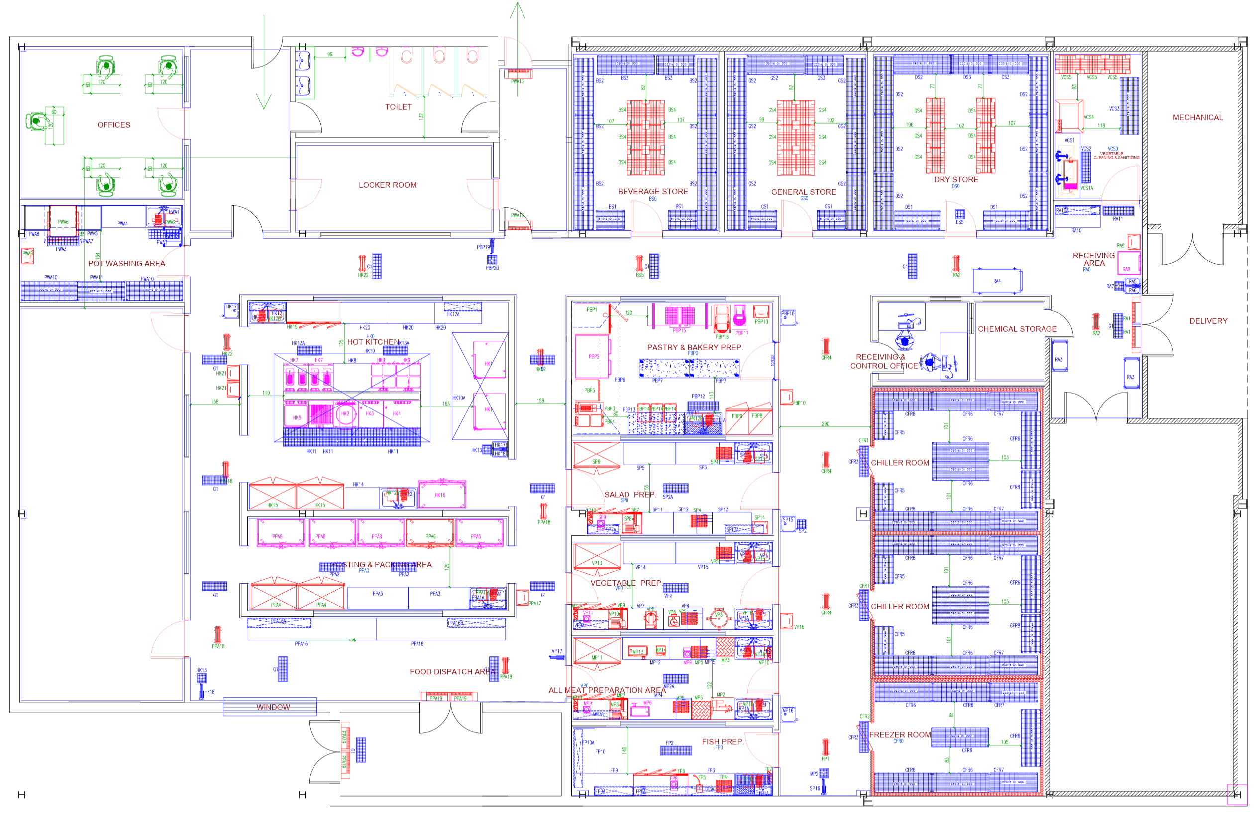 Architectural layout drawing for a United-3 project